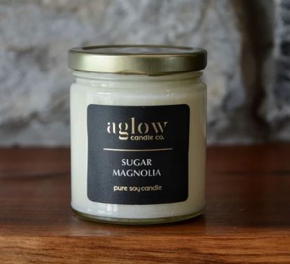 Aglow Candle - Sugar Magnolia