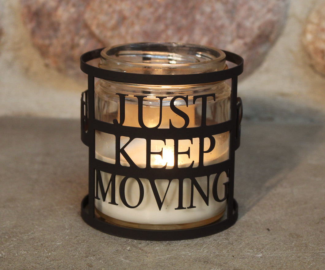 MS Just Keep Moving CandleWrap