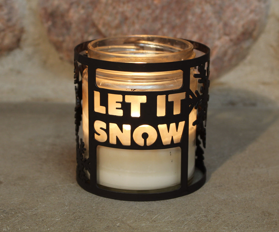Let It Snow CandleWrap